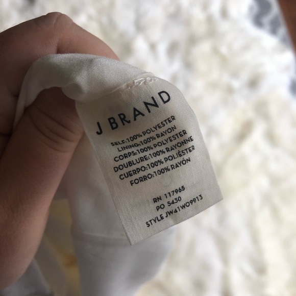 J Brand Ivory Shift Zip Front Mini Dress 2 - Picture 6 of 6